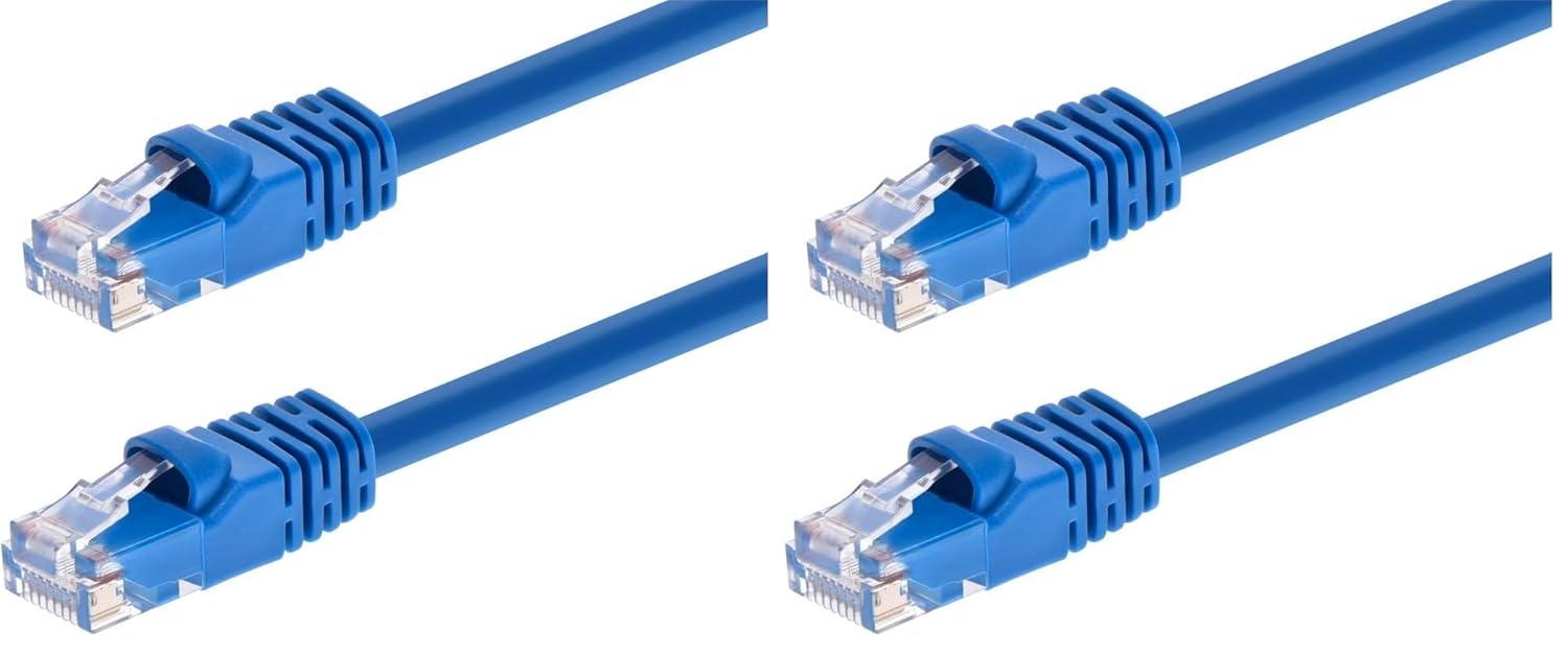 image:imageMonoprice 1FT 24AWG Cat5e 350MHz UTP Ethernet Bare Copper Network Cable BlueBlue