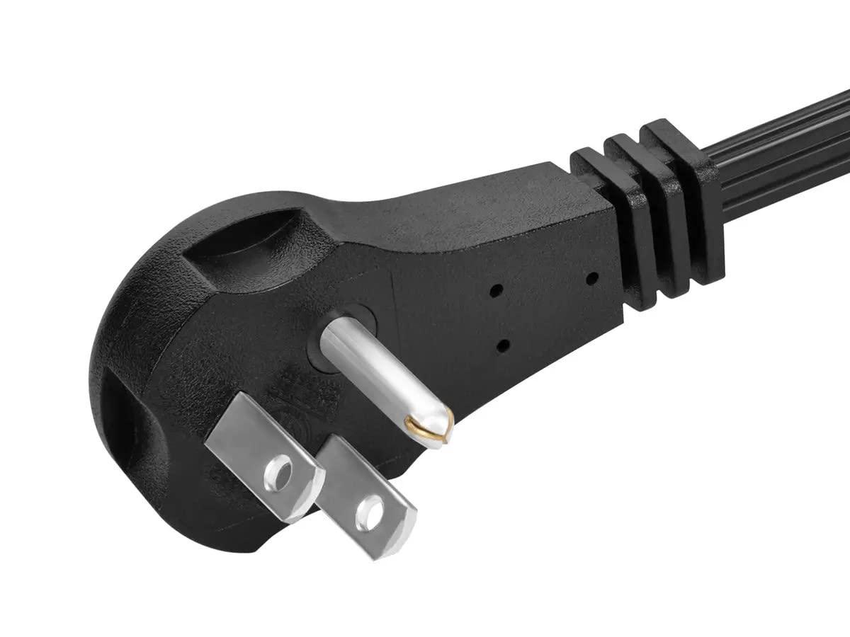 image:imageMonoprice 3Outlet Flat Plug Household Extension Cord 13 Amp SPT2 16AWG 6 Feet BlackBlack
