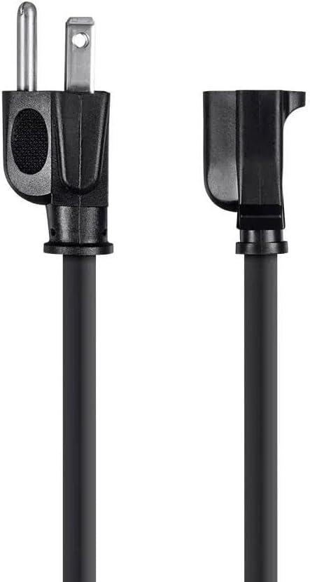 image:imageMonoprice 6ft 16AWG Power Extension Cord Cable SJT 163C NEMA 515P TO NEMA 515R 13A125V AP301SP506 Black1 Feet