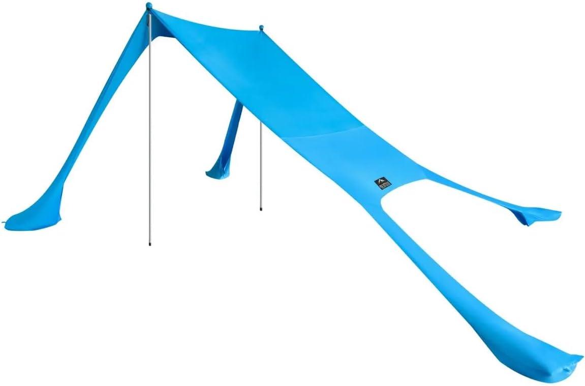 image:imageMonoprice 7Foot 4Person Sunshade with UPF 50 UV Protection Lightweight Lycra Fabric Blue Pure Outdoor Collection