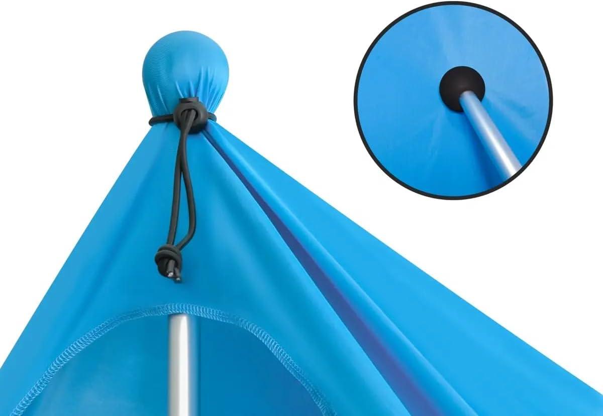 image:imageMonoprice 7Foot 4Person Sunshade with UPF 50 UV Protection Lightweight Lycra Fabric Blue Pure Outdoor Collection
