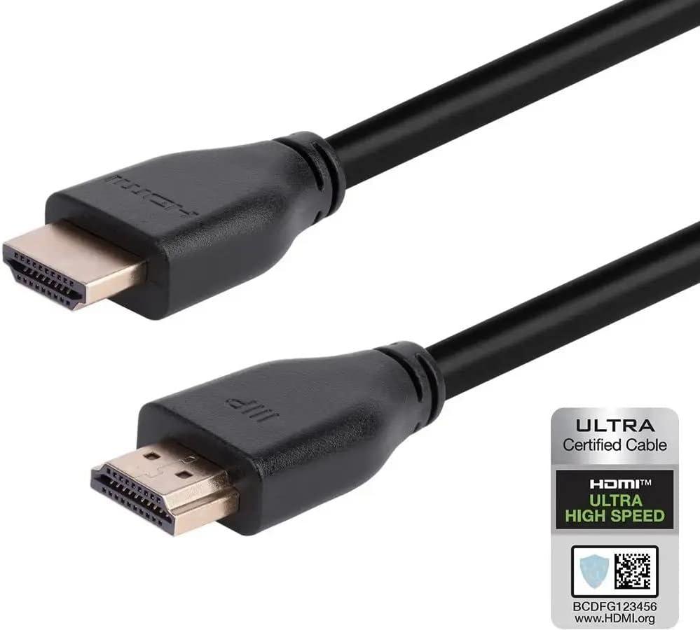 image:imageMonoprice 8K Certified Ultra High Speed HDMI Cable HDMI 21 8K60Hz 4K120Hz 48Gbps HDR VRR CL2 inWall Rated 20ft Black
