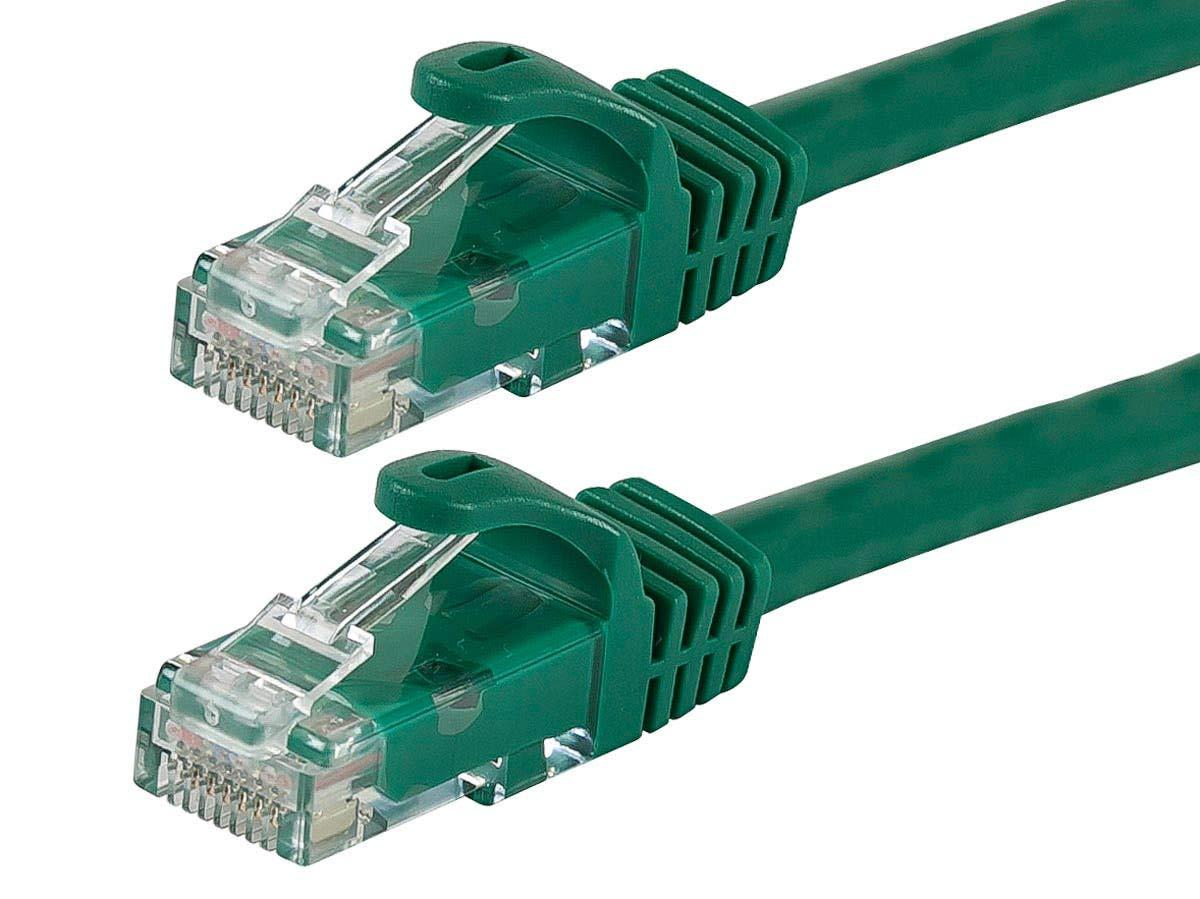 image:imageMonoprice Cat6 50ft Black Patch Cable UTP 24AWG 550MHz Pure Bare Copper Snagless RJ45 Flexboot Series Ethernet Cable Pack of 1Green