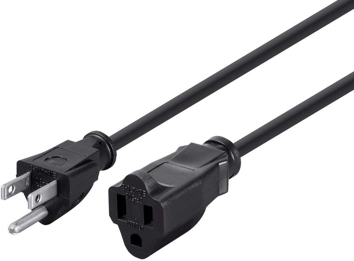 image:imageMonoprice Power Extension Cords 6ft 16AWG and 2ft 16AWG Black