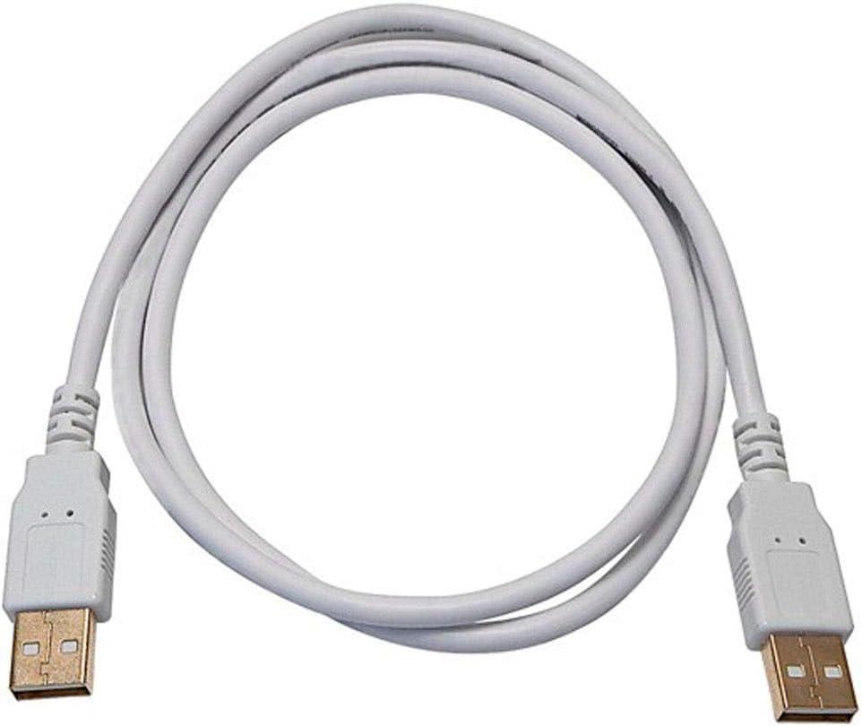 image:imageMonoprice USB 20 TypeA Male to TypeA Male Cable Gold Plated For Data Transfer Hard Drive Enclosures Printers Modems Cameras and More 2824AWG 10 Feet BlackWhite