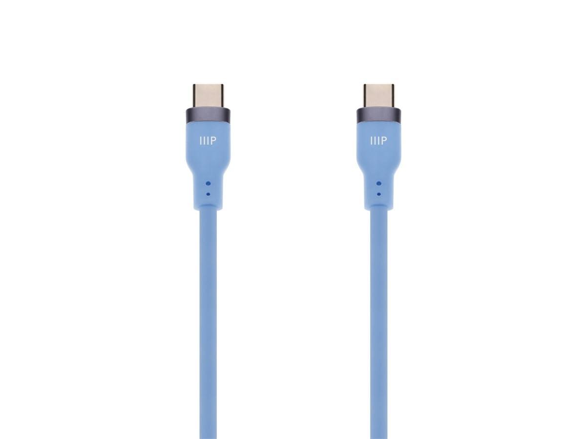 image:imageMonoprice USB 20 USBC to USBC Silicone Cable 6ft Blue