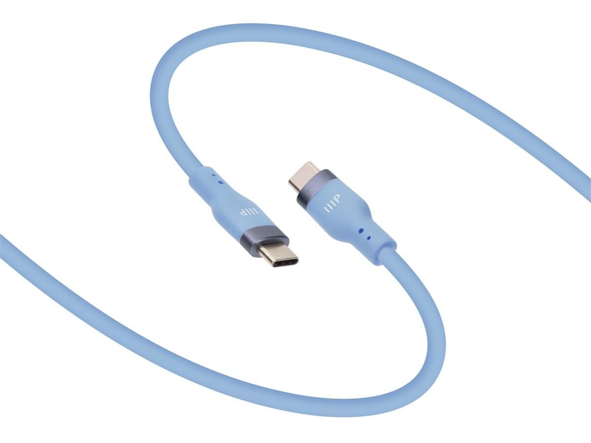 image:imageMonoprice USB 20 USBC to USBC Silicone Cable 6ft Blue