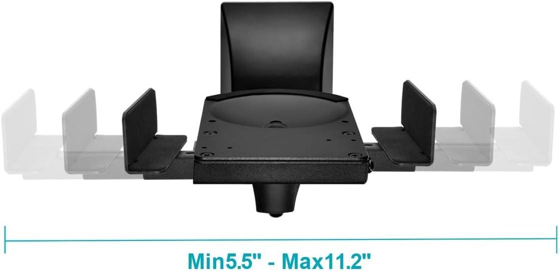 image:imageMonoprice Universal Bookshelf Speaker Wall Mount Brackets Swivel Tilt Dual Side Clamping Large BookshelfSurround Sound Speakers up to 55 lbs Pair
