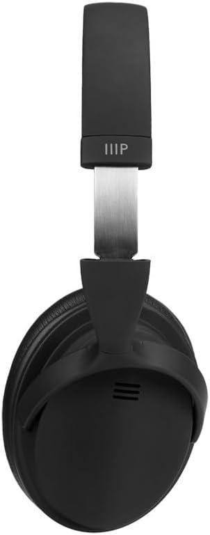 image:imageMonoprice Wireless Over Ear Headphones Active Noise Cancelling ANC Bluetooth 50 Extended Playtime Qualcomm aptX Audio 40mm Drivers Black