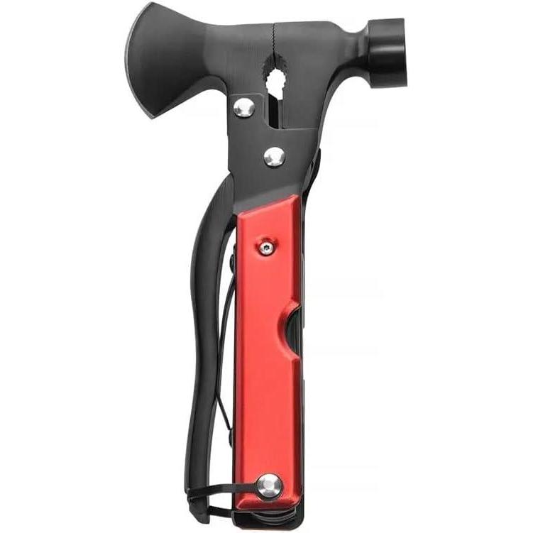 image:imageMonoprice 14in1 Tool Multi Functional Hammer Axe 18CM with Fabric Bag Camping Accessories Gift for Him Men Dad Boyfriend Pure Outdoor Collection