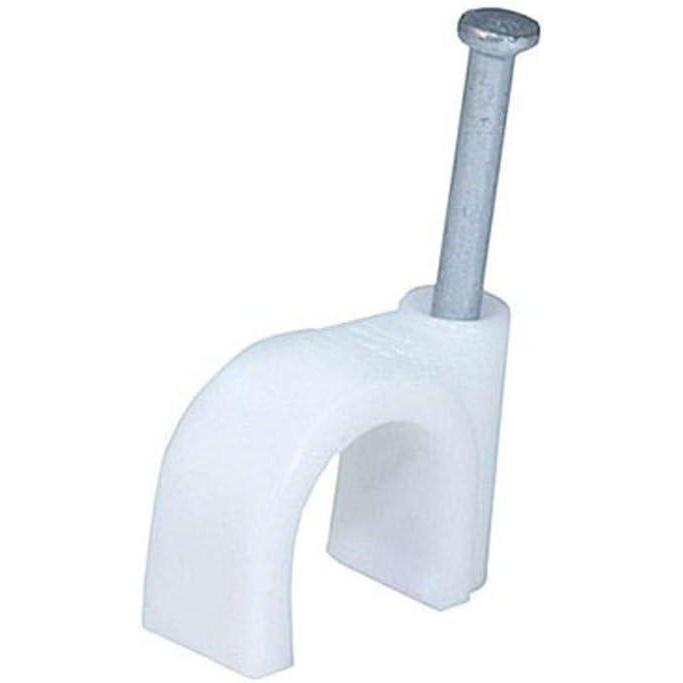 image:imageMonoprice Circle cable clips with steel nail 10mm 100pcsPack