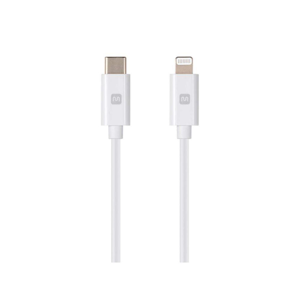 image:imageMonoprice Lightning to USBC Charging Cable  Apple MFi Certified 15 Feet Black  Essential SeriesWhite