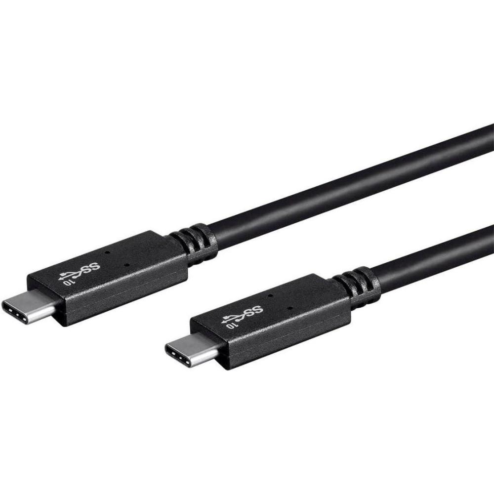 image:imageMonoprice USB TypeC to TypeC 31 Gen 2 Cable  10Gbps 5 Amp 30AWG 33 Feet Black  Essential Series