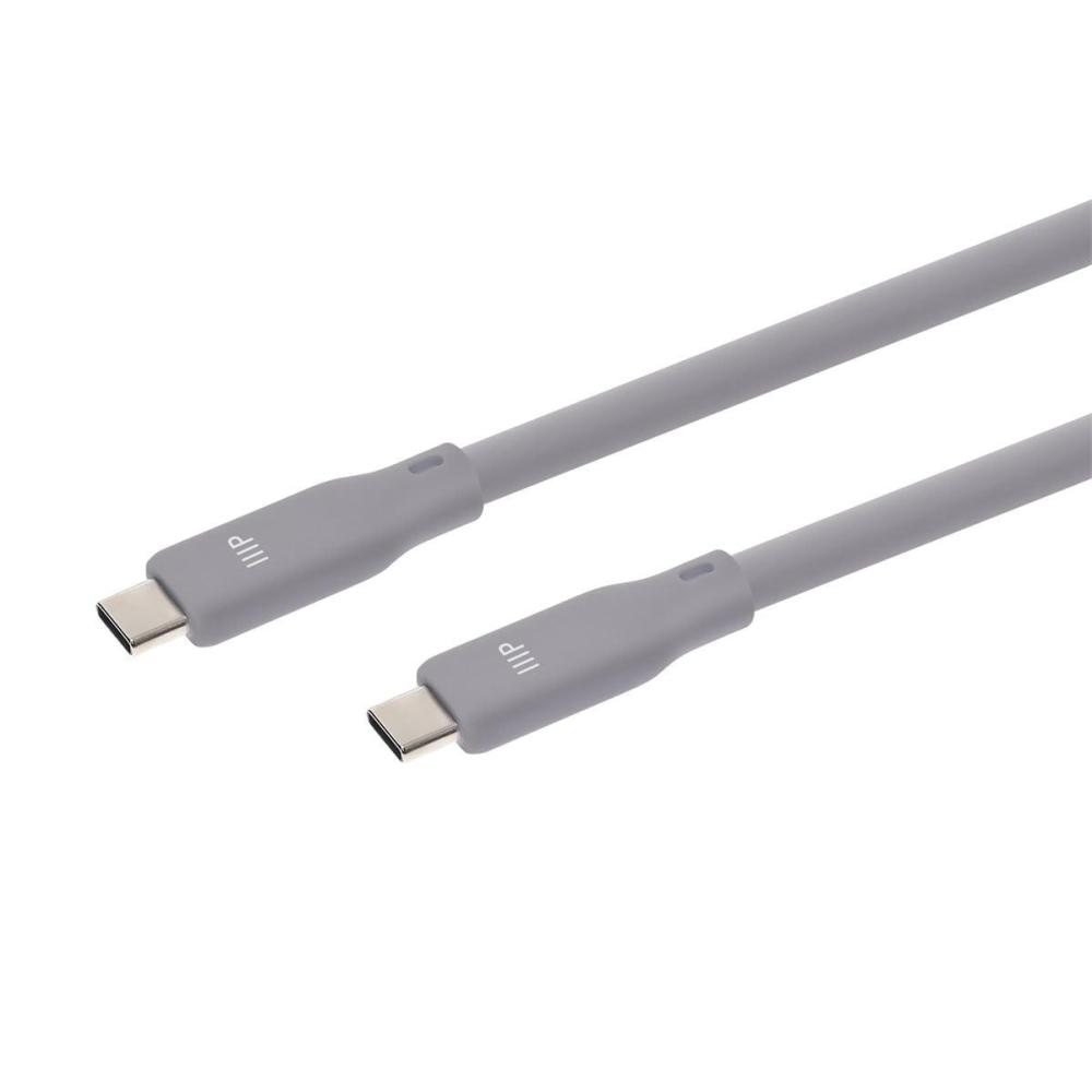 image:imageMonoprice USB4 Gen 2 Silicone Cable 6ft Gray