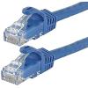 image:imageMonoprice Cat6 6in Blue 12Pk Patch Cable UTP 24AWG 550MHz Pure Bare Copper Snagless RJ45 Flexboot Series Ethernet Cable12