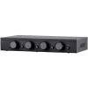 image:imageMonoprice SSVC41 Single Input 4Channel Speaker Selector with Volume Control Impedance Protection Individual Zone OnOff Buttons Black Model Number 138159