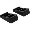 image:imageMonoprice Tilted Wedge Desktop Speaker Stands Pair for Small Sized Speakers AntiVibration 15 Degrees of Tilt for Bookshelf Speakers and Studio Monitors