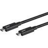 image:imageMonoprice USB TypeC to TypeC 31 Gen 2 Cable  10Gbps 5 Amp 30AWG 33 Feet Black  Essential Series