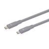 image:imageMonoprice USB4 Gen 3 Silicone Cable 3ft Gray