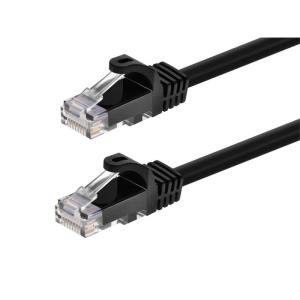 Monoprice – 109799 Flexboot Cat6 Ethernet Patch Cable – Network Internet Cord – RJ45, Stranded, 550Mhz, UTP, Pure Bare Copper Wire, 24AWG, 7ft, Black(1)