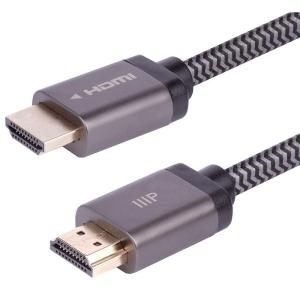 Monoprice 8K Certified Ultra High Speed HDMI Cable – Braided – HDMI 2.1, 8K@60Hz, 4K@120Hz, 48Gbps, HDR, VRR, CL2 In-Wall Rated, 6ft, Black(10 ft)