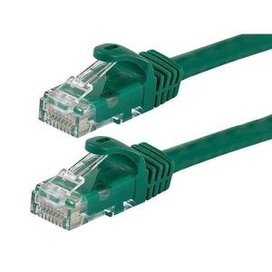 Monoprice Cat6 50ft Black Patch Cable UTP 24AWG 550MHz Pure Bare Copper Snagless RJ45 Flexboot Series Ethernet Cable- Pack of 1(Green)