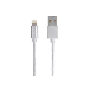 Monoprice Lightning to USB-A Charging Cable – Apple MFi Certified, Nylon Braided Jacket, 1.5 Feet, Black – Premium Series(White)