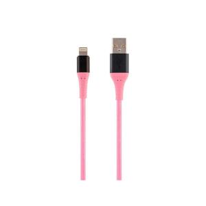 Monoprice USB 2.0 Type-C to Type-A Charge and Sync Cable – 1.5 Feet/3 Feet/6 Feet – Black (3 Pack) Durable, Kevlar-Reinforced Nylon-Braid, for Samsung Galaxy S10 S9 S8 S20 – AtlasFlex Series(Pink)