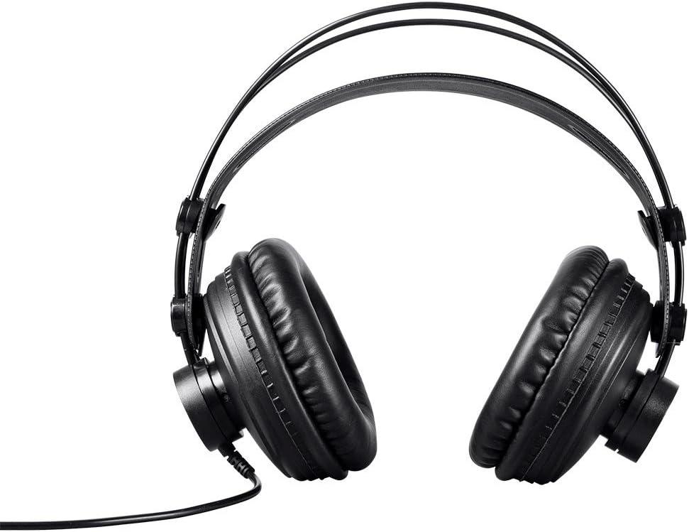 image:imageMonoprice 116150 Modern Retro Over Ear Headphones with UltraComfortable Ear Pads Perfect for Mobile Devices HiFi and AudioVideo Production Black