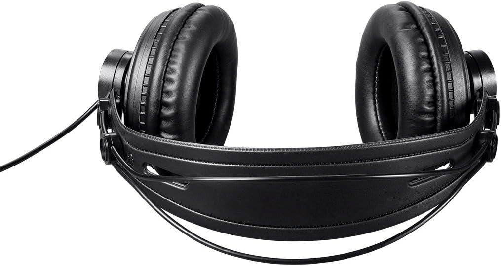 image:imageMonoprice 116150 Modern Retro Over Ear Headphones with UltraComfortable Ear Pads Perfect for Mobile Devices HiFi and AudioVideo Production Black