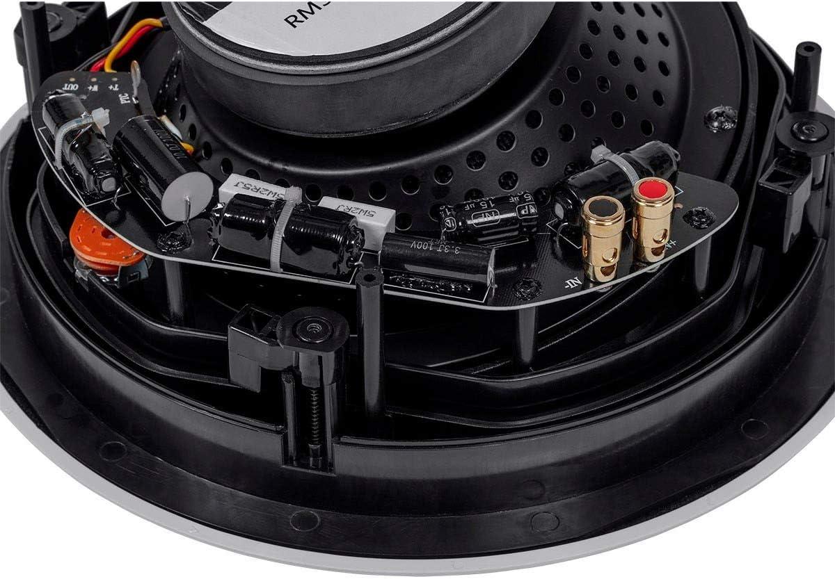 image:imageMonoprice 2Way Carbon Fiber InCeiling Speakers 8Inch With 15 Degree Angled Drivers Pair Black Alpha Series8 Inch