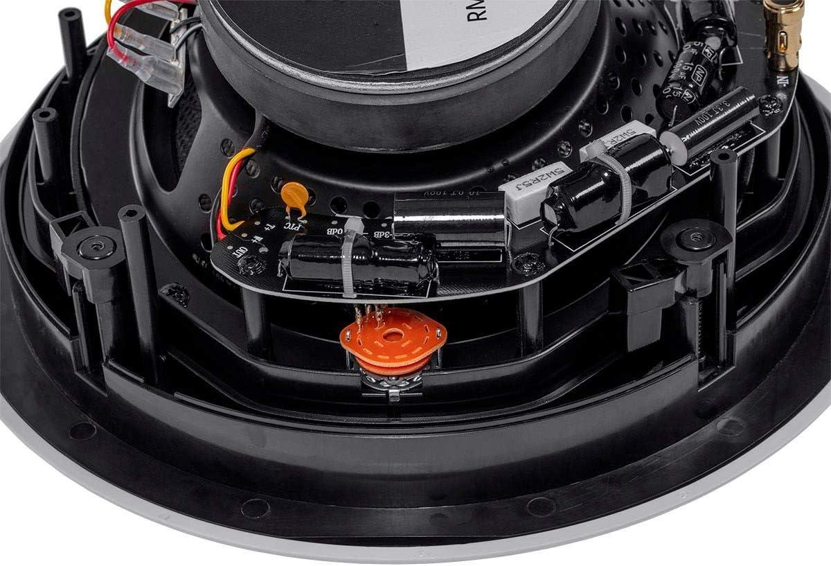 image:imageMonoprice 2Way Carbon Fiber InCeiling Speakers 8Inch With 15 Degree Angled Drivers Pair Black Alpha Series8 Inch