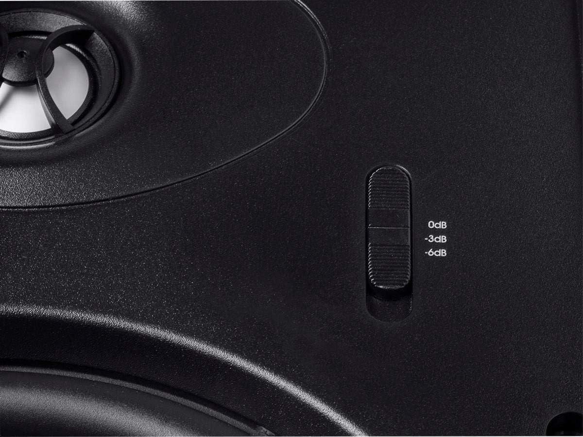 image:imageMonoprice 2way Carbon Fiber InWall Surround Speaker Dual 525 Inch Single VariAngled With Paintable Grille Alpha Series Black2 Way