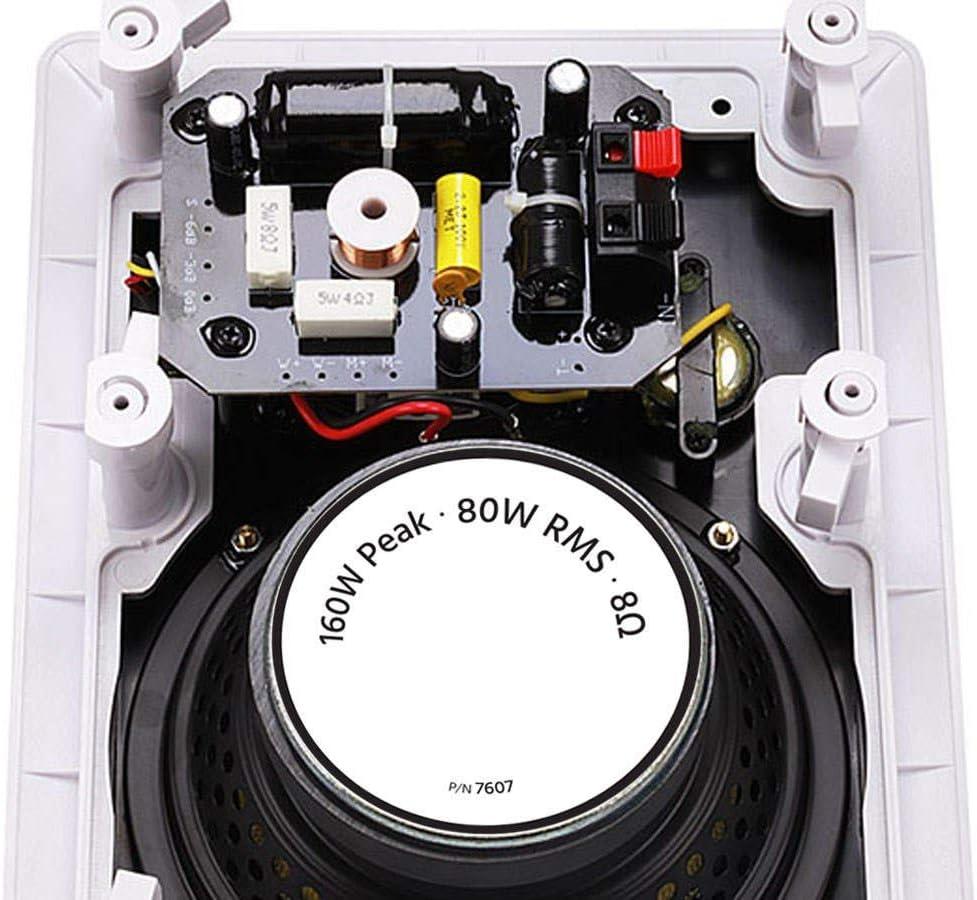 image:imageMonoprice 3Way Fiber InWall Speakers 8 Inch Pair With Removable And Paintable Grille Caliber SeriesStandard