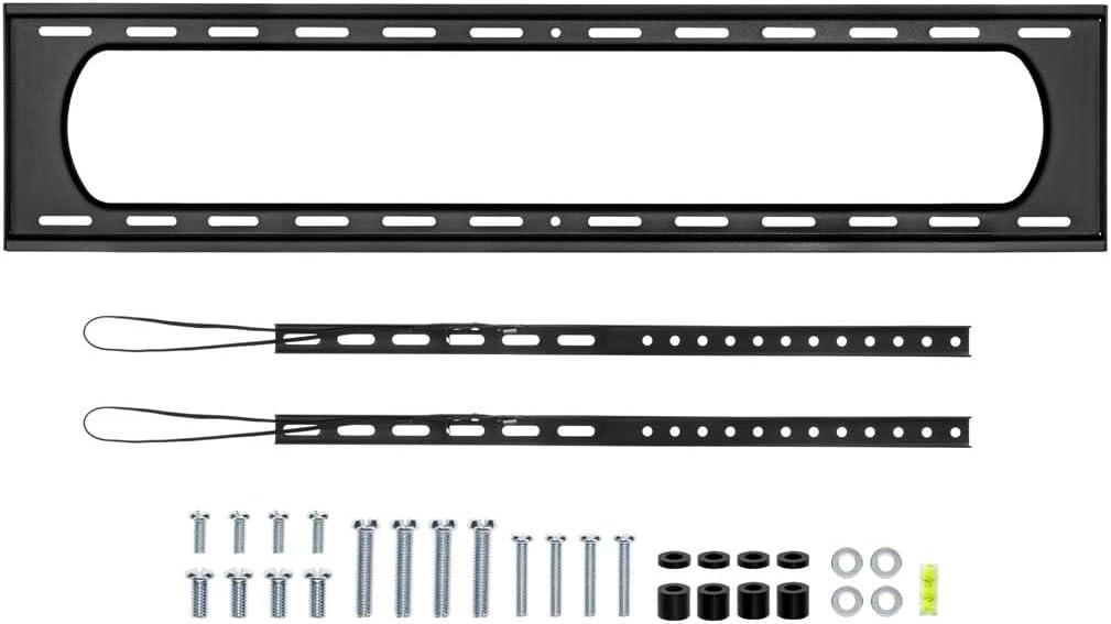 image:imageMonoprice Commercial Fixed TV Wall Mount Bracket Antitheft for 32 to 55 TVs up to 99lbs Max VESA 400x400 UL CertifiedXlg 50 100