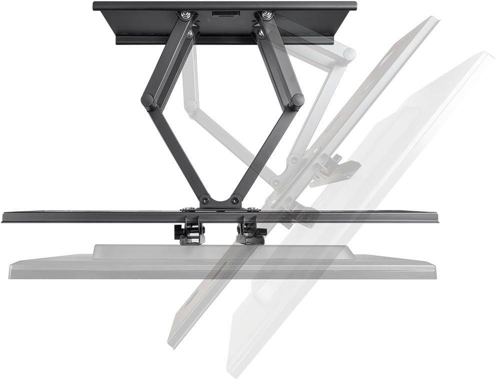 image:imageMonoprice Commercial Full Motion TV Wall Mount Bracket for 32 to 60 TVs up to 175lbs Max VESA 750x450 Heavy Duty Works with Concrete and Brick