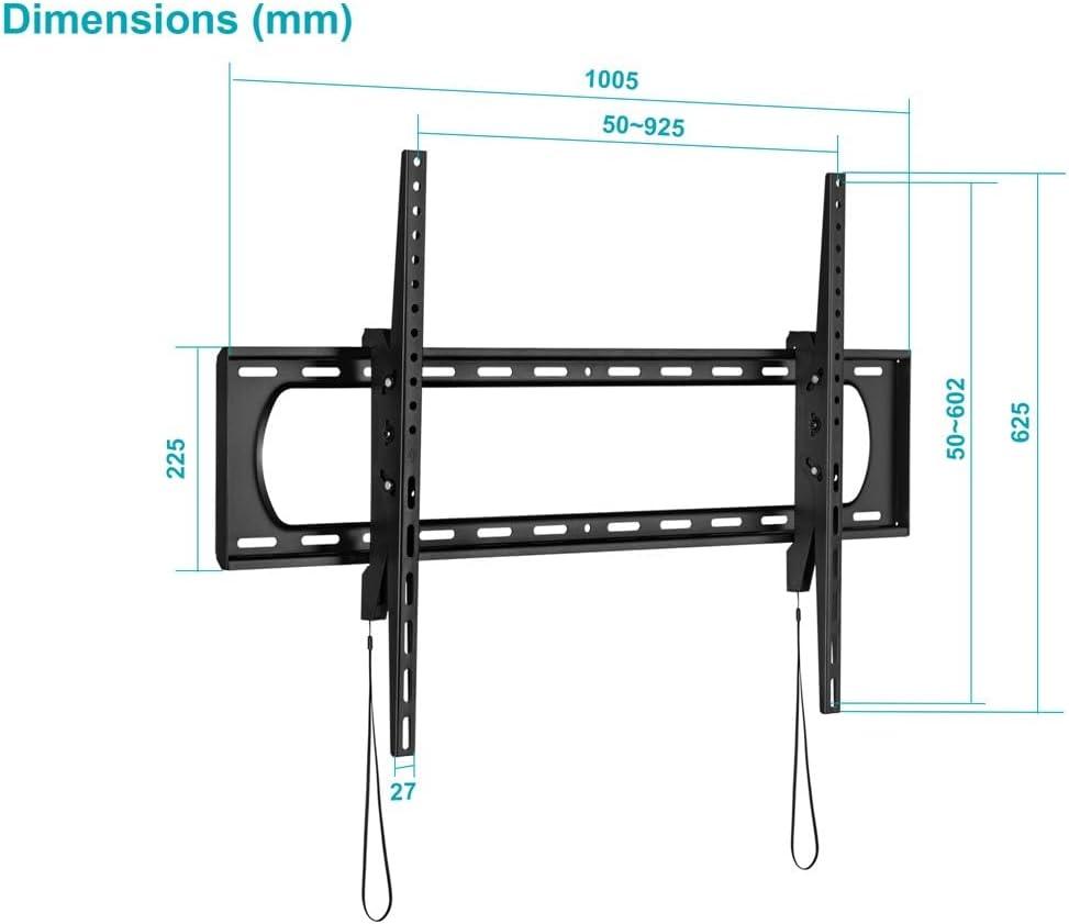image:imageMonoprice Extra Wide Tilt TV Wall Mount TVs 60in to 100in Up To 220 lbs VESA 1000x800 Commercial SeriesBracket 60 to 100in