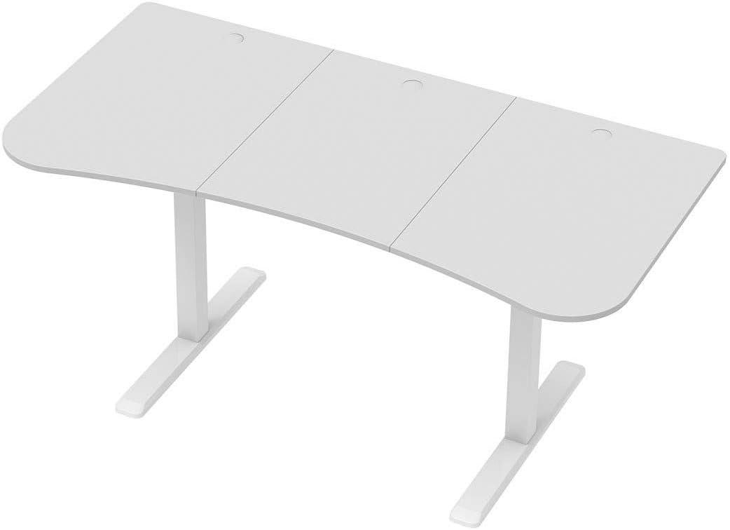 image:imageMonoprice Height Adjustable SitStand Riser Table Desk Frame Black with Electric Single Motor Compatible with Desktops from 39 Inches Up to 63 Inches Wide Workstream CollectionWhite