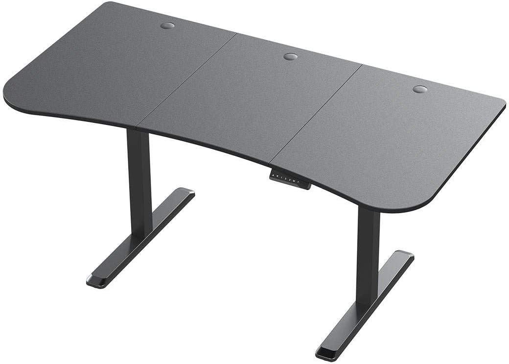 image:imageMonoprice Height Adjustable SitStand Riser Table Desk Frame Black with Electric Single Motor Compatible with Desktops from 39 Inches Up to 63 Inches Wide Workstream CollectionBlack