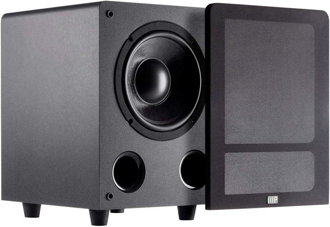 image:imageMonoprice Premium Select Subwoofer 8Inch Woofer 200 Watt 4 Ohm Nominal Impedance Auto OnOff BlackSubwoofer