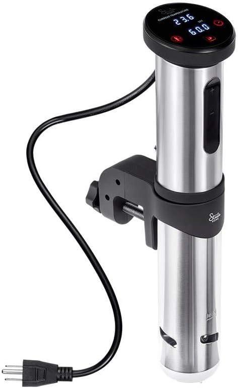 image:imageMonoprice Sous Vide Immersion Cooker 800W With Adjustable Clamp And Digital LED Touch Screen Easy To Clean Black and Silver Strata Home Collection1100W