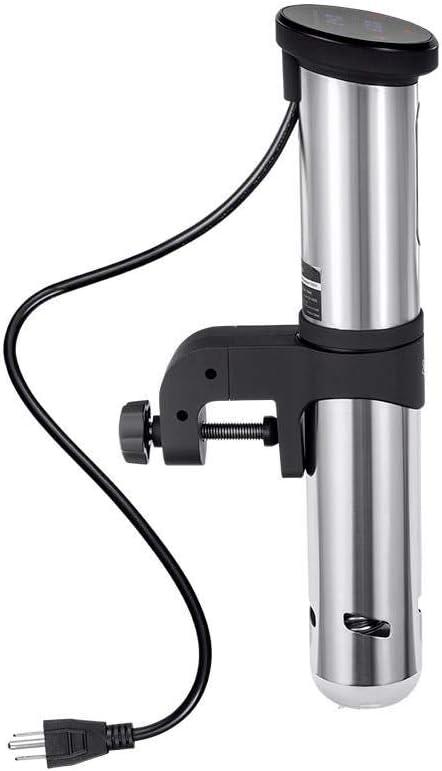 image:imageMonoprice Sous Vide Immersion Cooker 800W With Adjustable Clamp And Digital LED Touch Screen Easy To Clean Black and Silver Strata Home Collection1100W