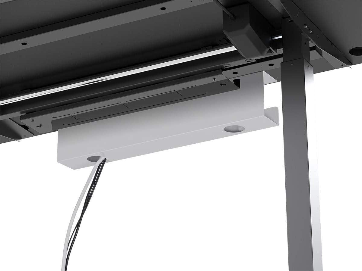 image:imageMonoprice Under Desk Cable Tray Steel with Power Supply and Wire Management Workstream Collection White