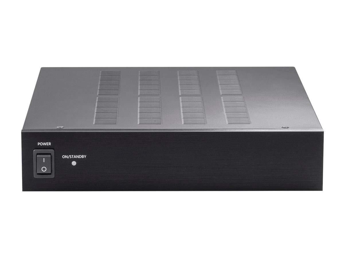 image:imageMonoprice Unity 200Watt Bridgeable Power Amp ClassD Amplifier 12Volt InputOutput Triggers Rack Mountable200W