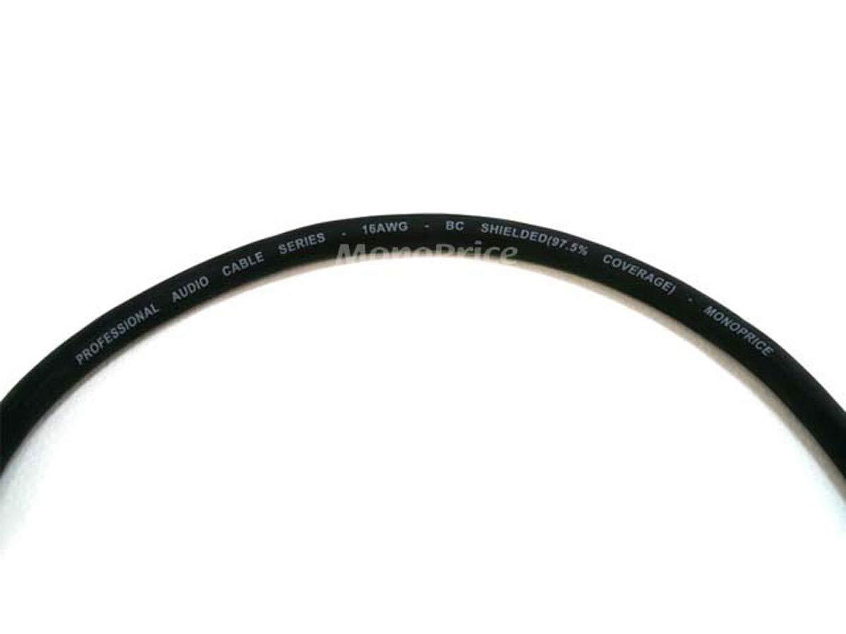 image:imageMonoprice XLR Male to XLR Female Cable for Microphone Gold Plated 16AWG 10 Feet Black Premier Series100ft