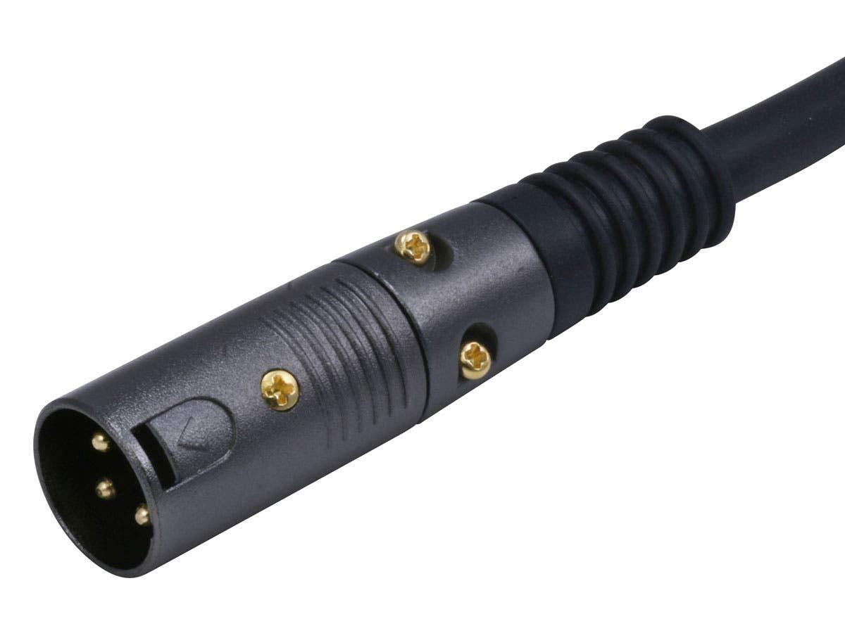 image:imageMonoprice XLR Male to XLR Female Cable for Microphone Gold Plated 16AWG 10 Feet Black Premier Series150ft