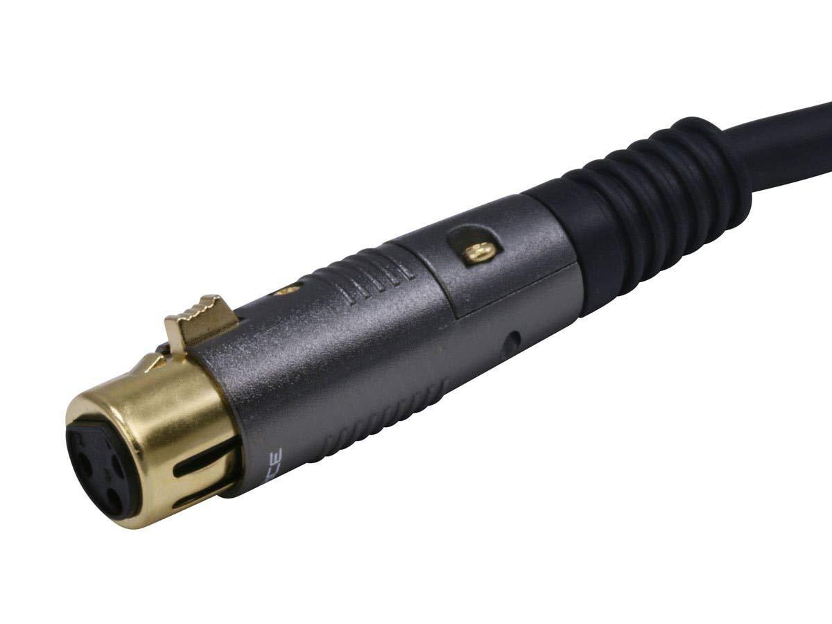 image:imageMonoprice XLR Male to XLR Female Cable for Microphone Gold Plated 16AWG 10 Feet Black Premier Series150ft