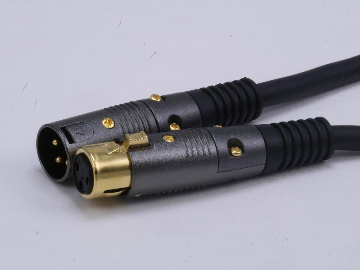 image:imageMonoprice XLR Male to XLR Female Cable for Microphone Gold Plated 16AWG 10 Feet Black Premier Series15ft