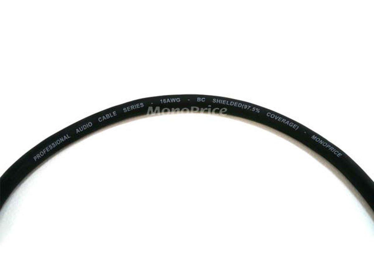 image:imageMonoprice XLR Male to XLR Female Cable for Microphone Gold Plated 16AWG 10 Feet Black Premier Series3ft