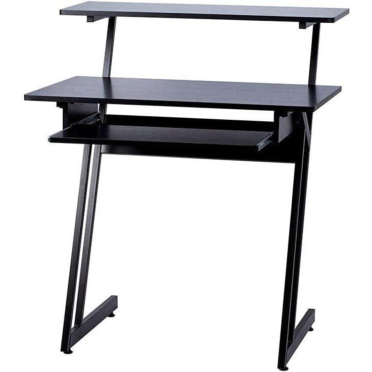 image:imageMonoprice Recording Studio Desk with Raised Platform and Keyboard Tray Black Stage Right